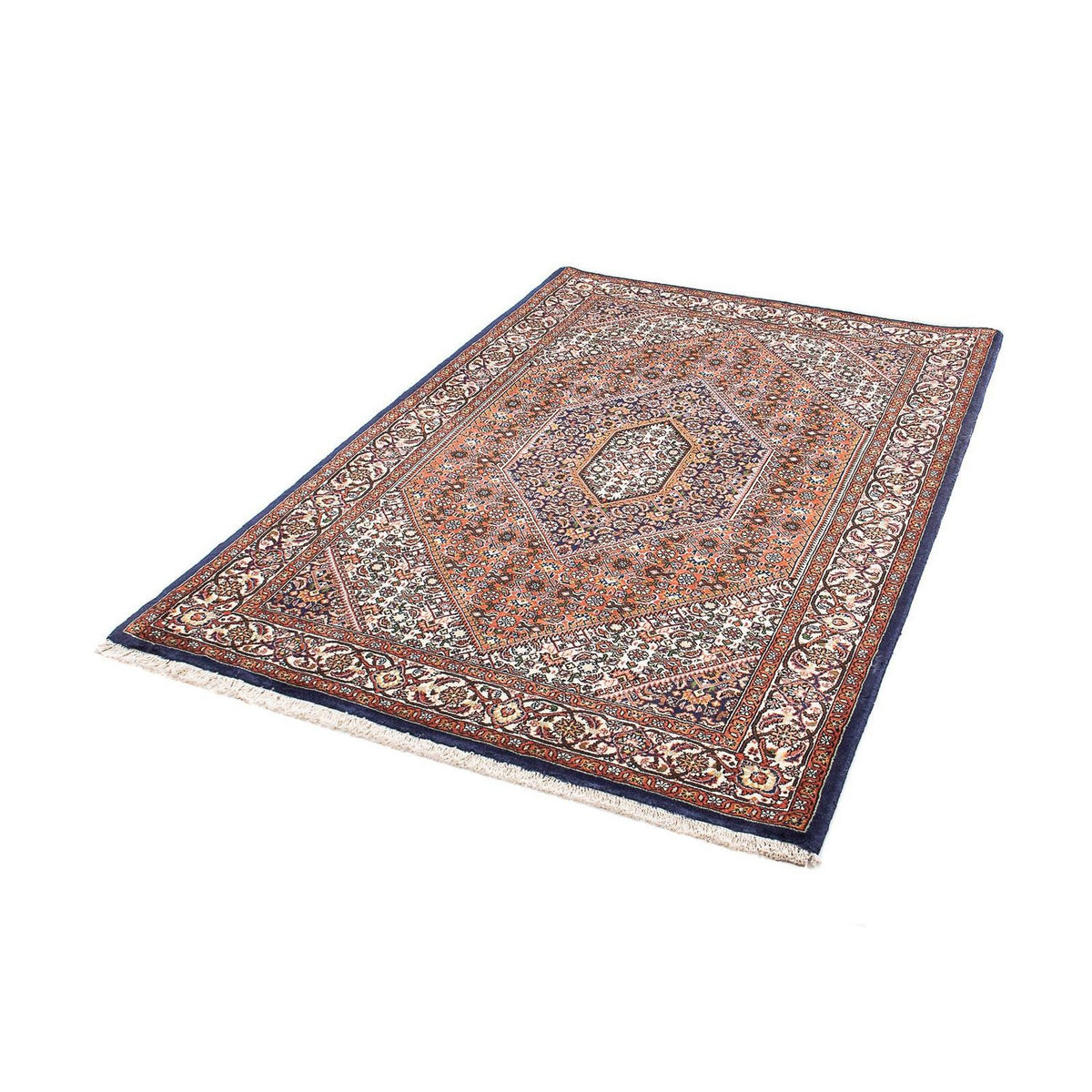Tapis persan - Bidjar - 164 x 112 cm - bleu