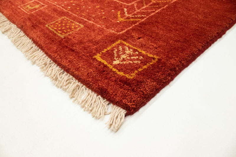 Tapis Gabbeh - Persan - 240 x 168 cm - rouge
