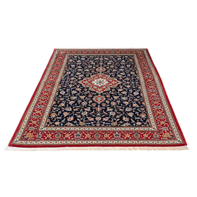 Tapis persan - Ghom - 200 x 130 cm - bleu foncé