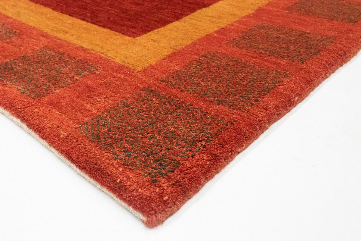 Tapis Gabbeh - Persan - 198 x 147 cm - rouge