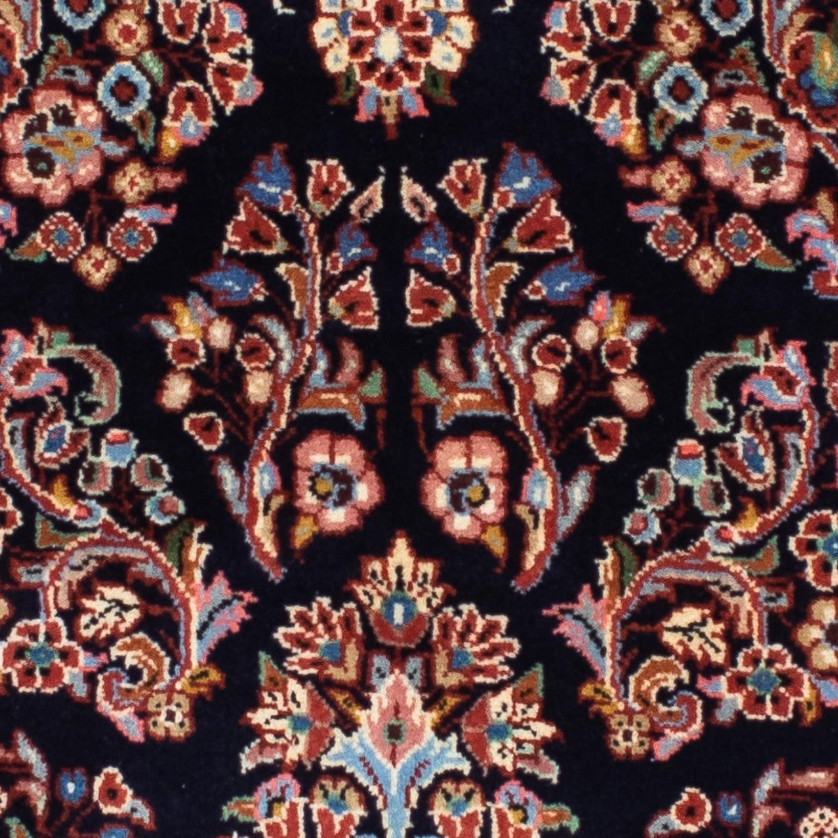 Tapis de couloir Tapis persan - Classique - 212 x 64 cm - bleu foncé