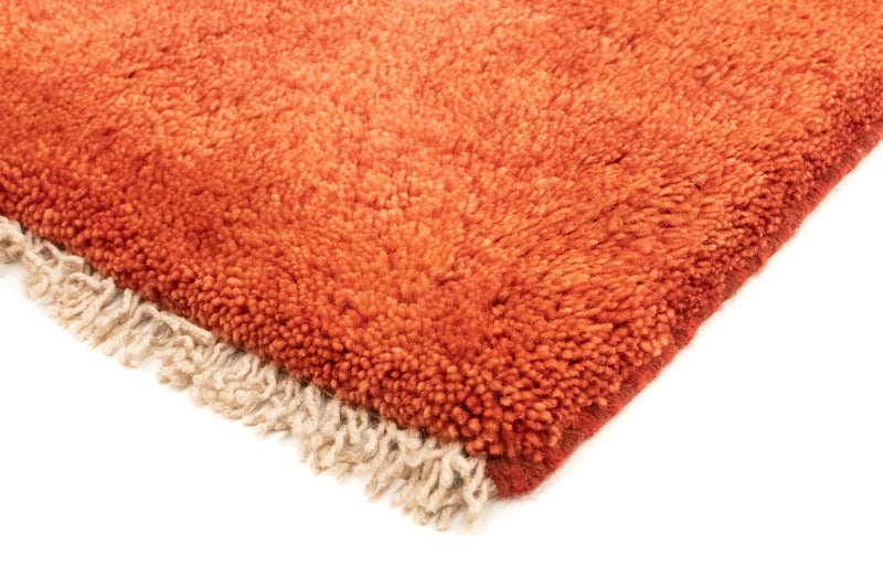 Tapis Gabbeh - Persan - 138 x 69 cm - rouge clair