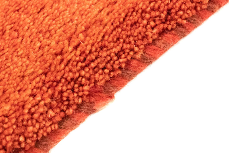 Tapis Gabbeh - Persan - 138 x 69 cm - rouge clair