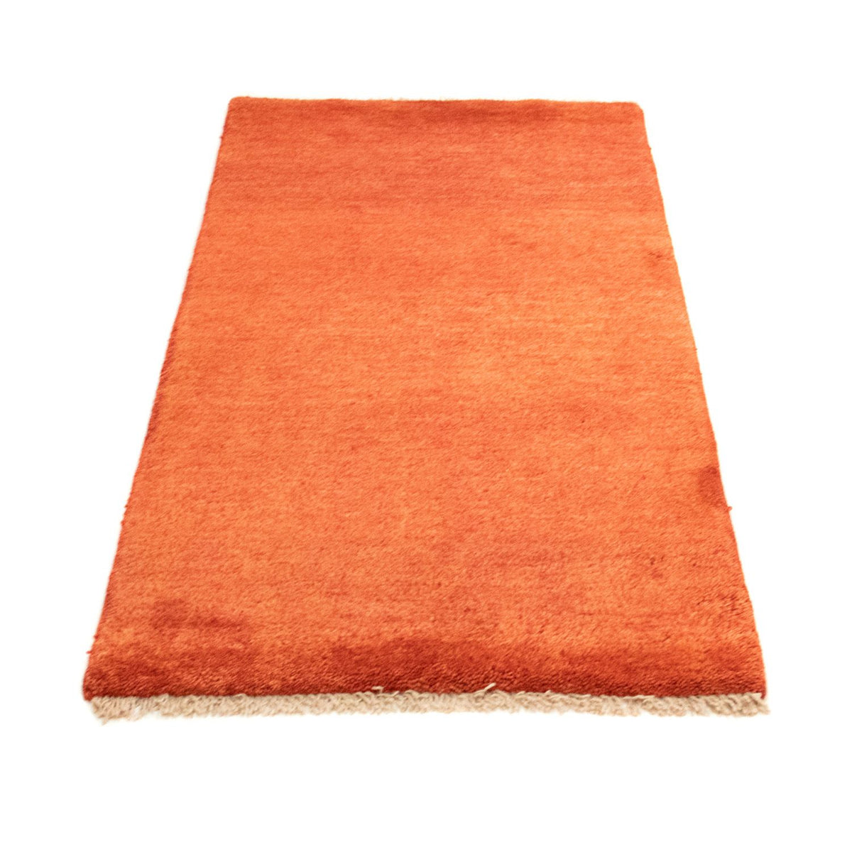 Tapis Gabbeh - Persan - 138 x 69 cm - rouge clair