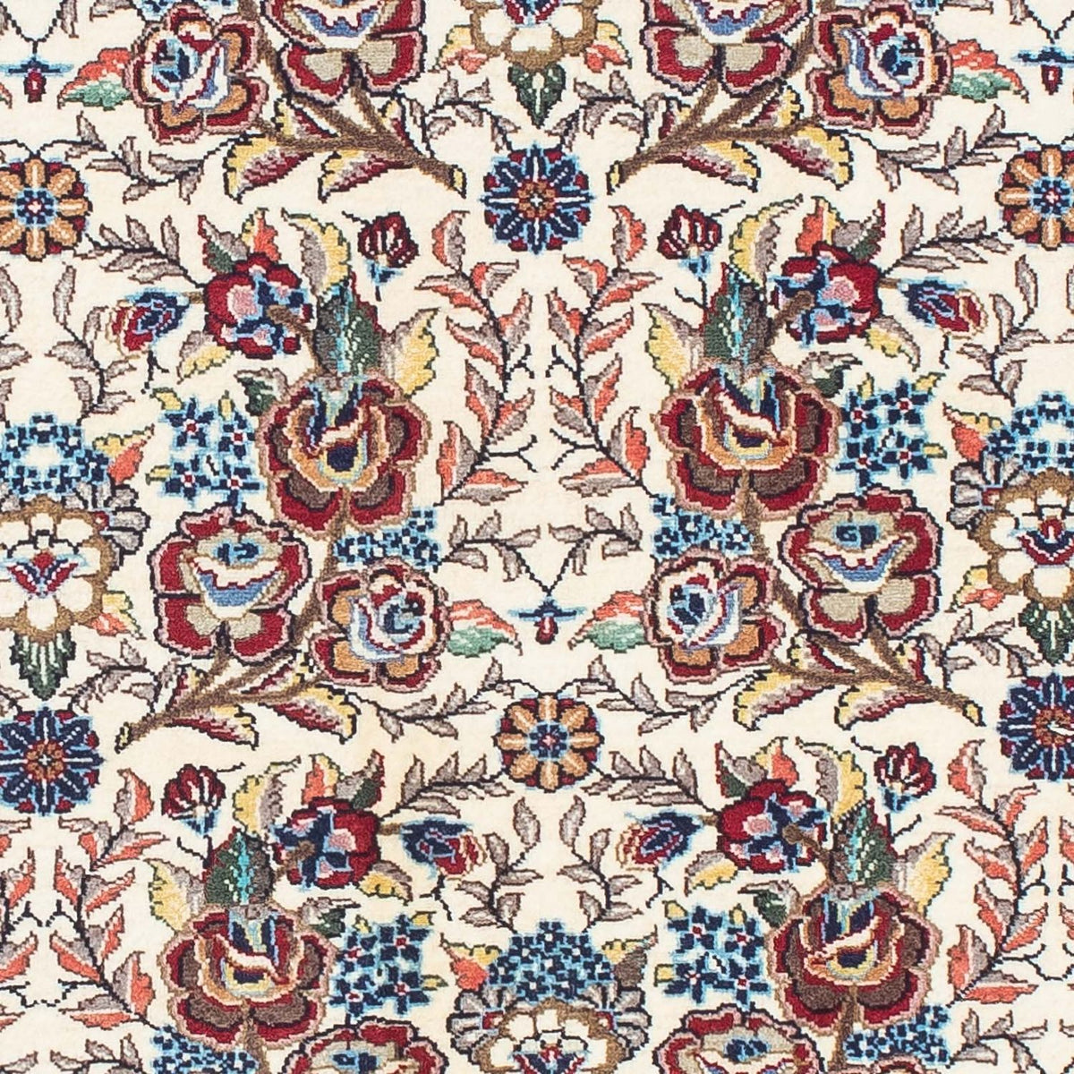 Tapis de couloir Tapis persan - Ghom - 194 x 70 cm - beige