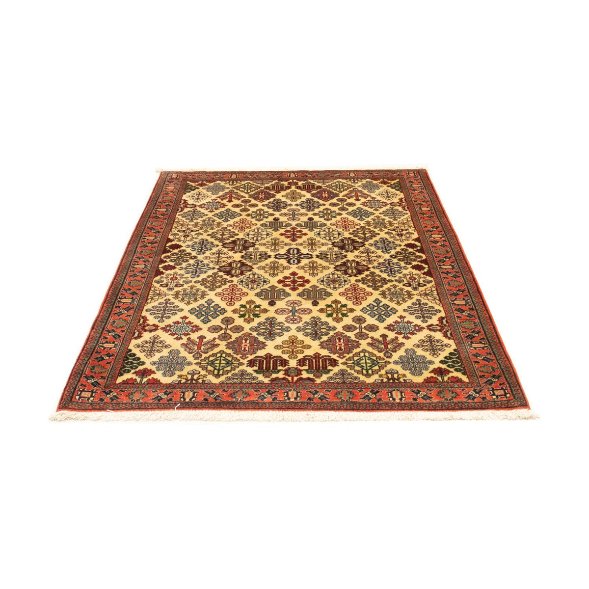 Tapis persan - Nomadic - 159 x 120 cm - beige