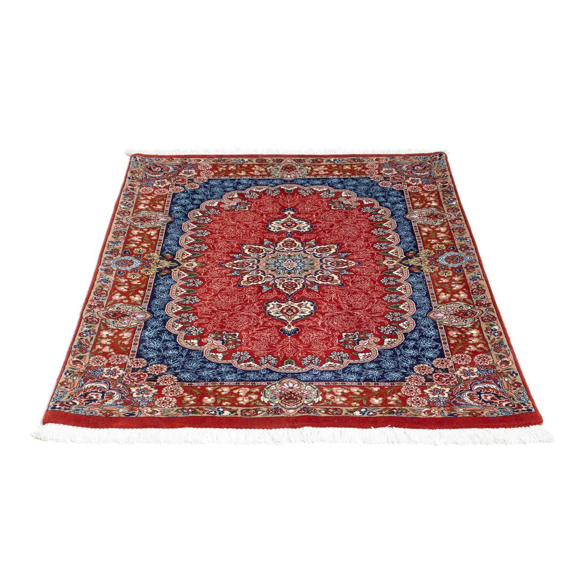 Tapis persan - Ghom - 111 x 93 cm - rouille