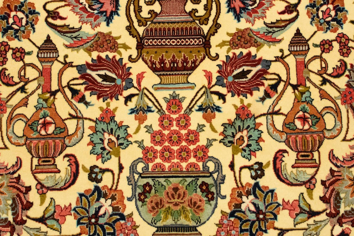 Tapis persan - Ghom - 170 x 104 cm - beige