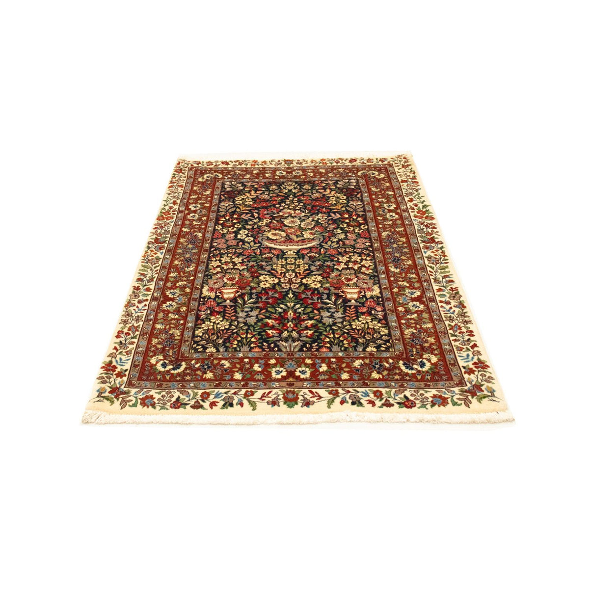 Tapis persan - Ghom - 163 x 103 cm - rouge
