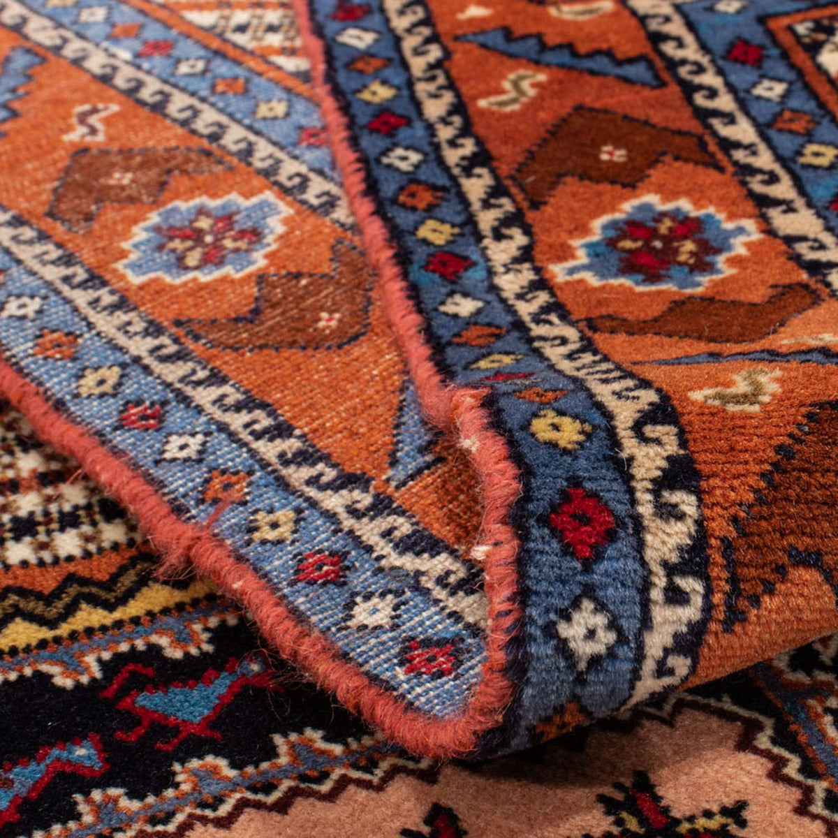 Tapis Belutsch - 156 x 120 cm - rouille