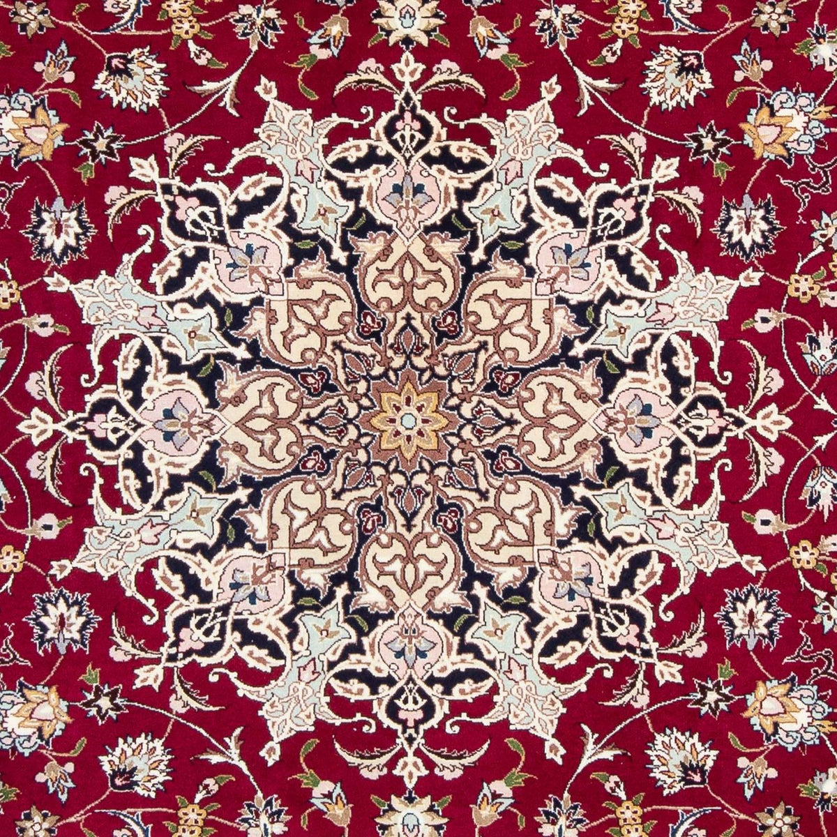Tapis persan - Tabriz - Royal - 292 x 204 cm - rouge foncé