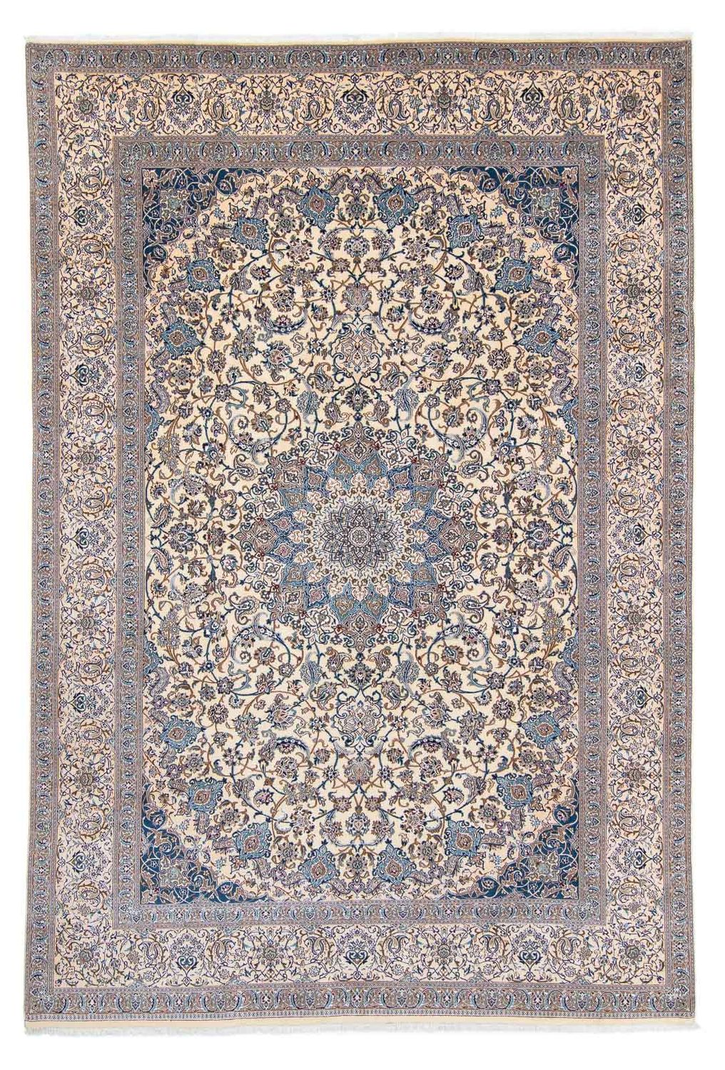 Tapis persan - Nain - Premium - 360 x 244 cm - beige