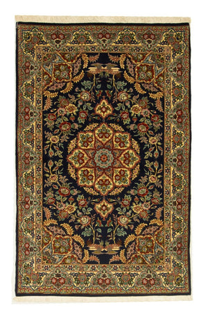 Tapis persan - Ghom - 170 x 108 cm - noir