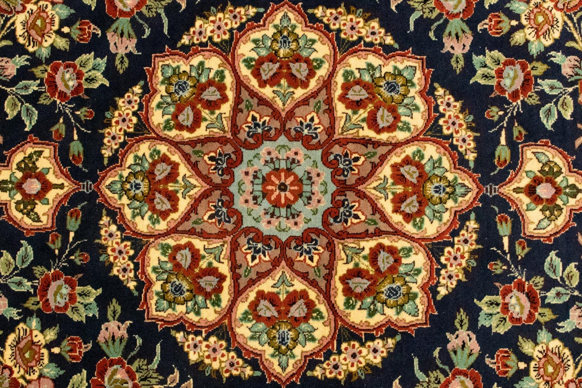 Tapis persan - Ghom - 170 x 108 cm - noir