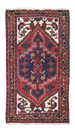 Tapis persan - Nomadic - 128 x 71 cm - rouge