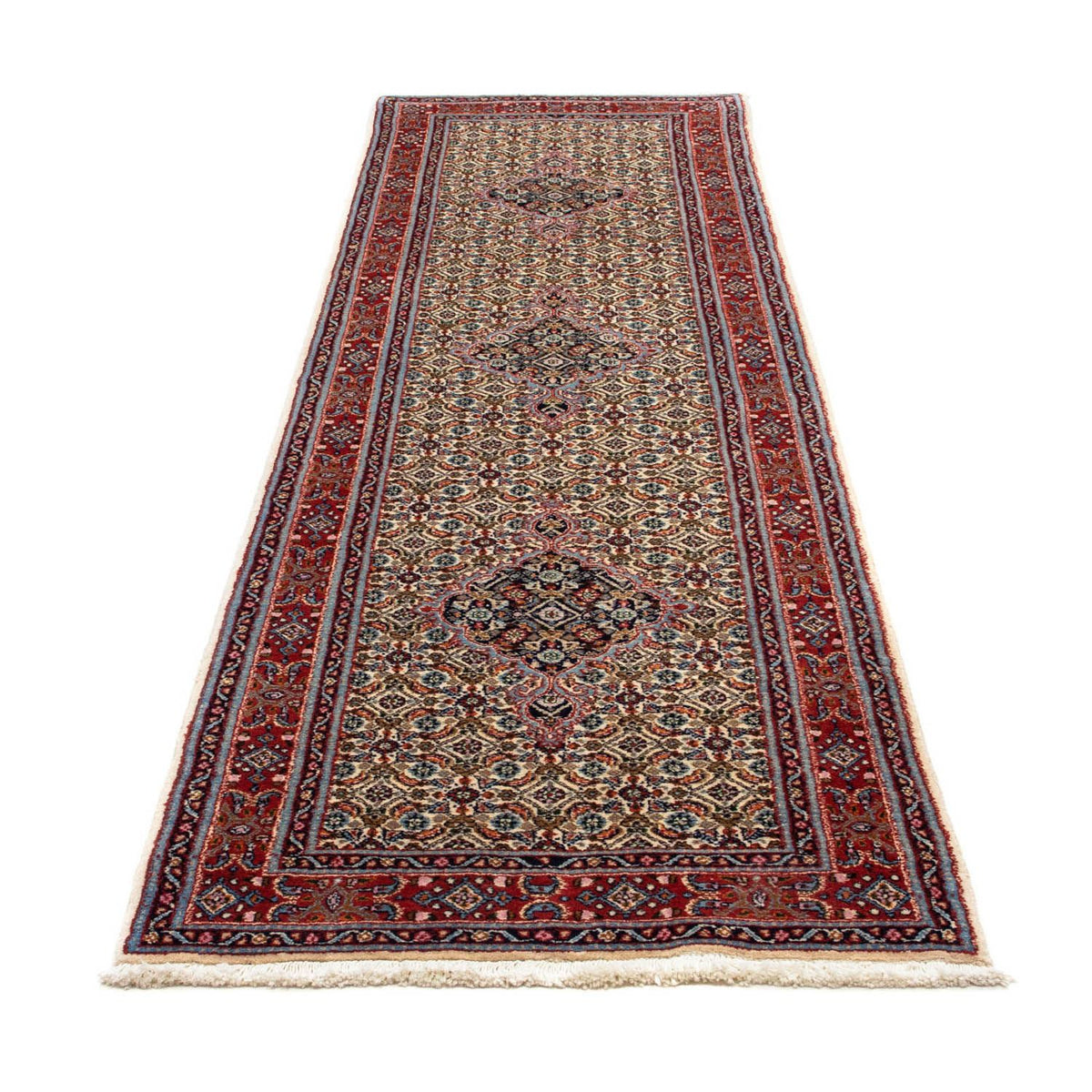 Tapis de couloir Tapis persan - Classique - 290 x 79 cm - beige