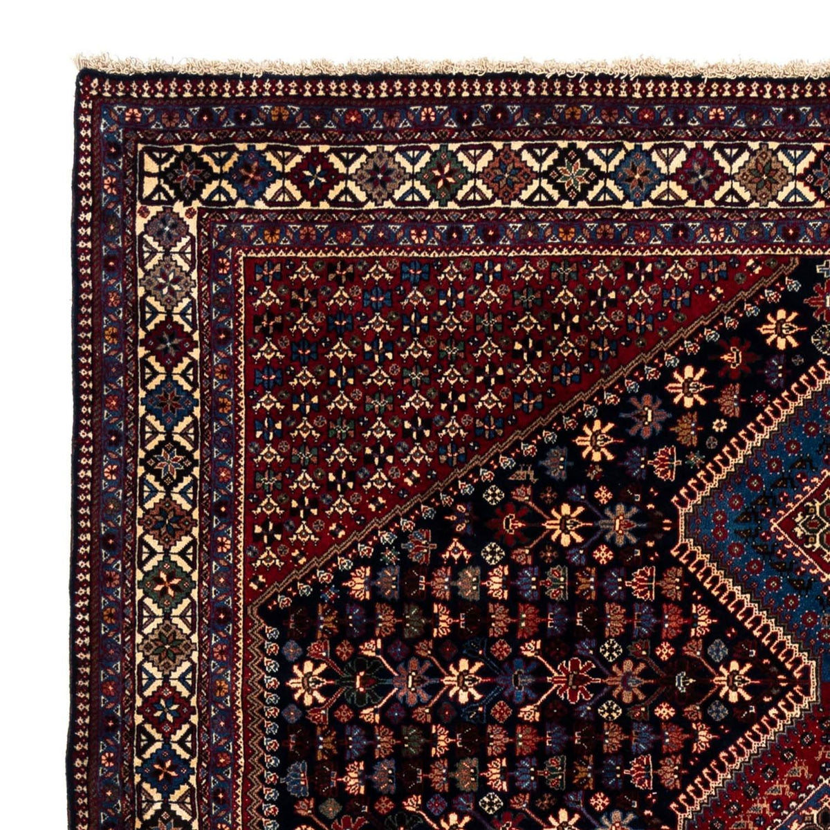 Tapis persan - Nomadic - 304 x 208 cm - bleu foncé
