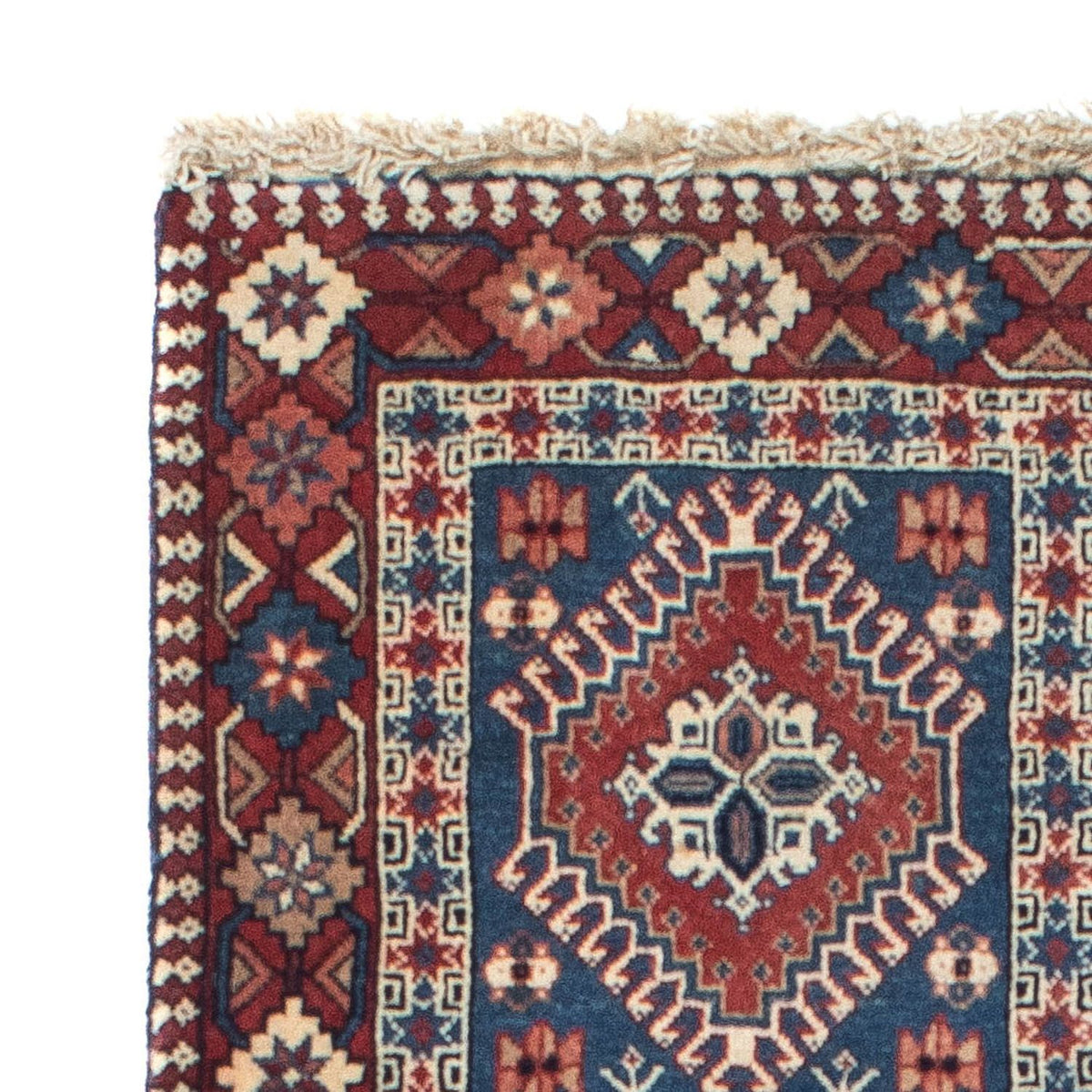 Tapis de couloir Tapis persan - Nomadic - 186 x 82 cm - rouge clair