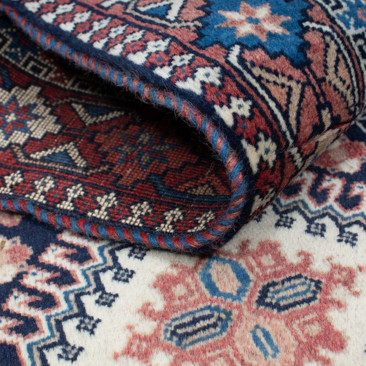 Tapis de couloir Tapis persan - Nomadic - 186 x 82 cm - rouge clair