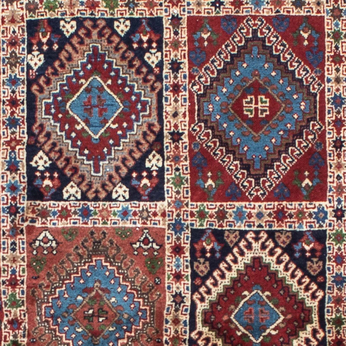 Tapis de couloir Tapis persan - Nomadic - 198 x 82 cm - bleu