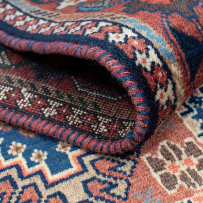 Tapis de couloir Tapis persan - Nomadic - 200 x 82 cm - rouge clair