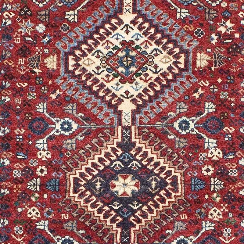 Tapis de couloir Tapis persan - Nomadic - 198 x 84 cm - rouge foncé