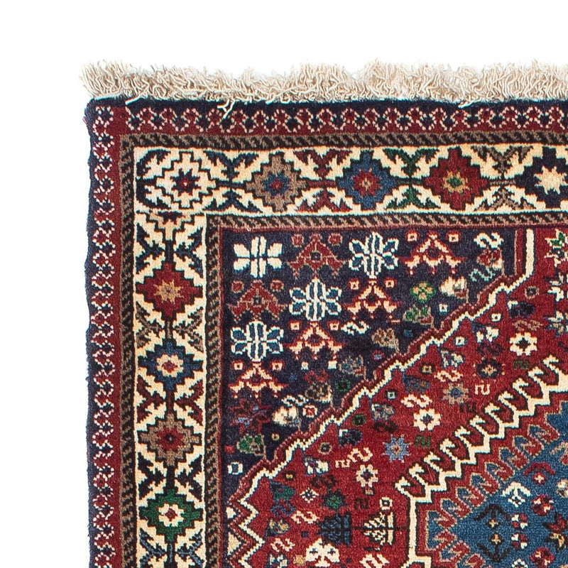 Tapis de couloir Tapis persan - Nomadic - 198 x 84 cm - rouge foncé