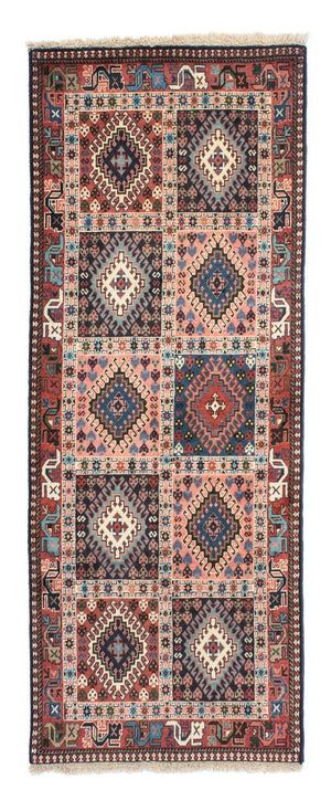 Tapis de couloir Tapis persan - Nomadic - 196 x 80 cm - rouge clair