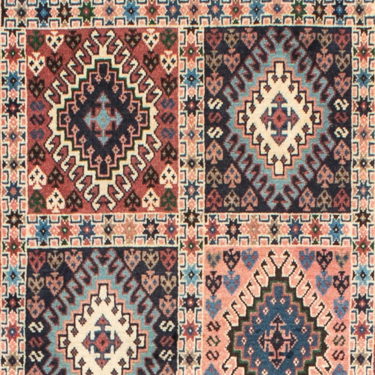 Tapis de couloir Tapis persan - Nomadic - 196 x 80 cm - rouge clair