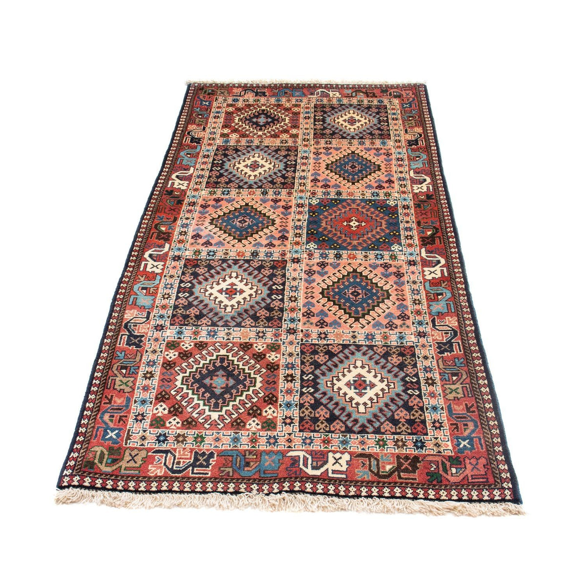 Tapis de couloir Tapis persan - Nomadic - 196 x 80 cm - rouge clair