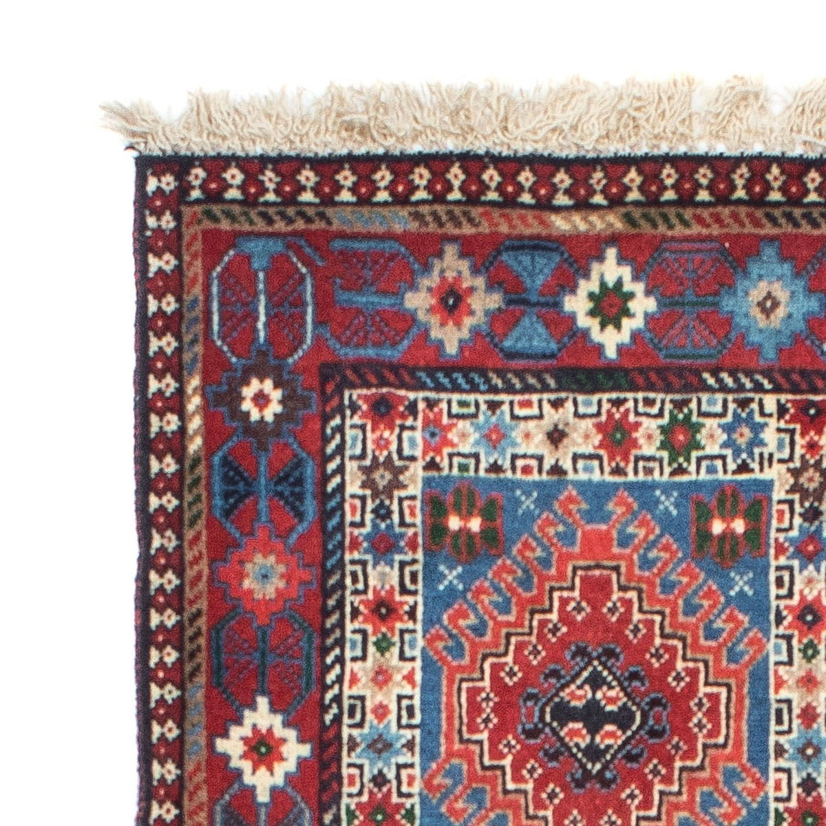 Tapis de couloir Tapis persan - Nomadic - 197 x 80 cm - rouge