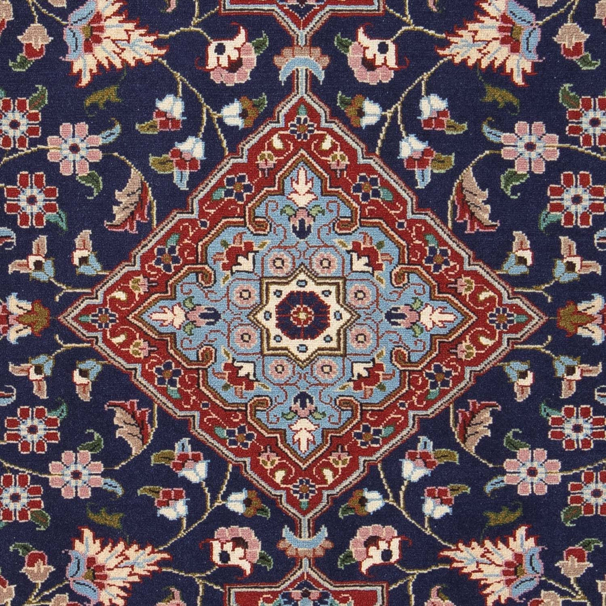 Tapis persan - Nomadic - 102 x 74 cm - bleu