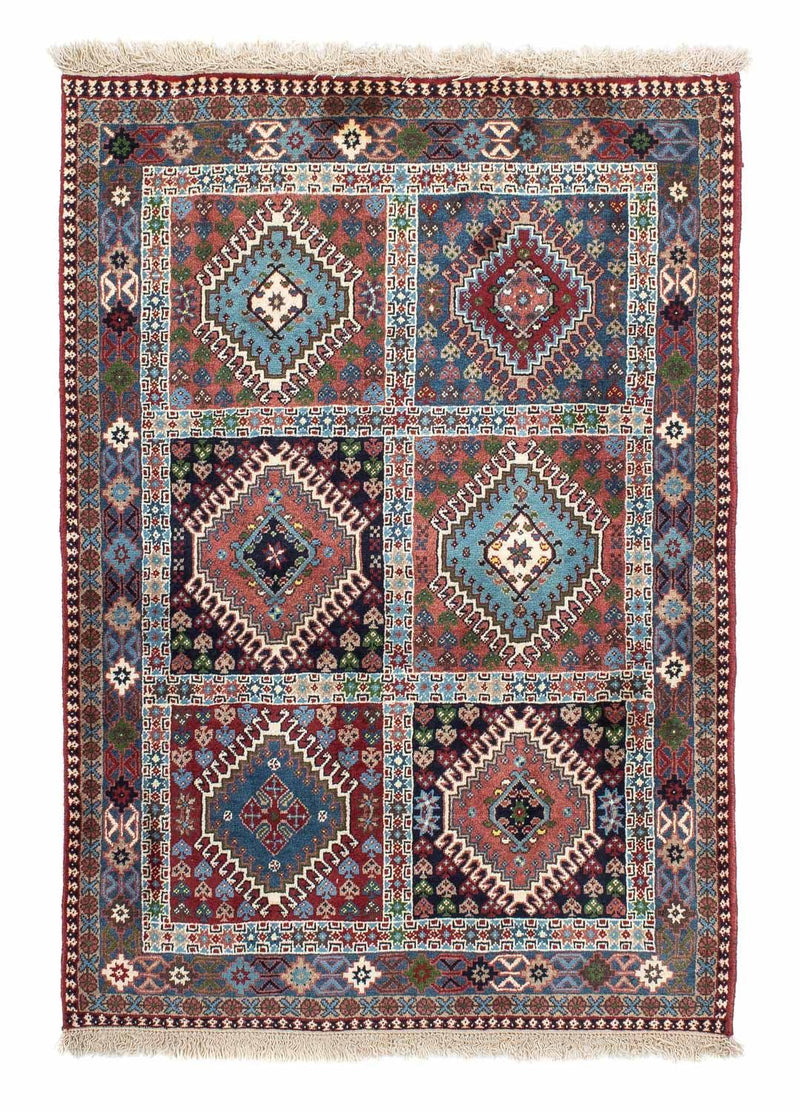 Tapis persan - Nomadic - 142 x 99 cm - rouge clair