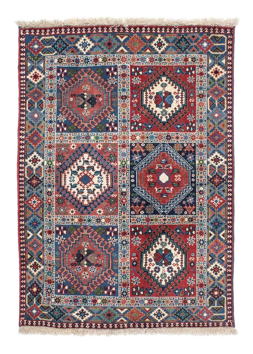 Tapis persan - Nomadic - 143 x 99 cm - bleu