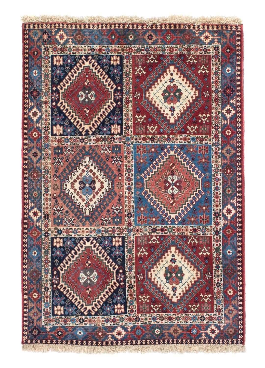 Tapis persan - Nomadic - 143 x 100 cm - bleu