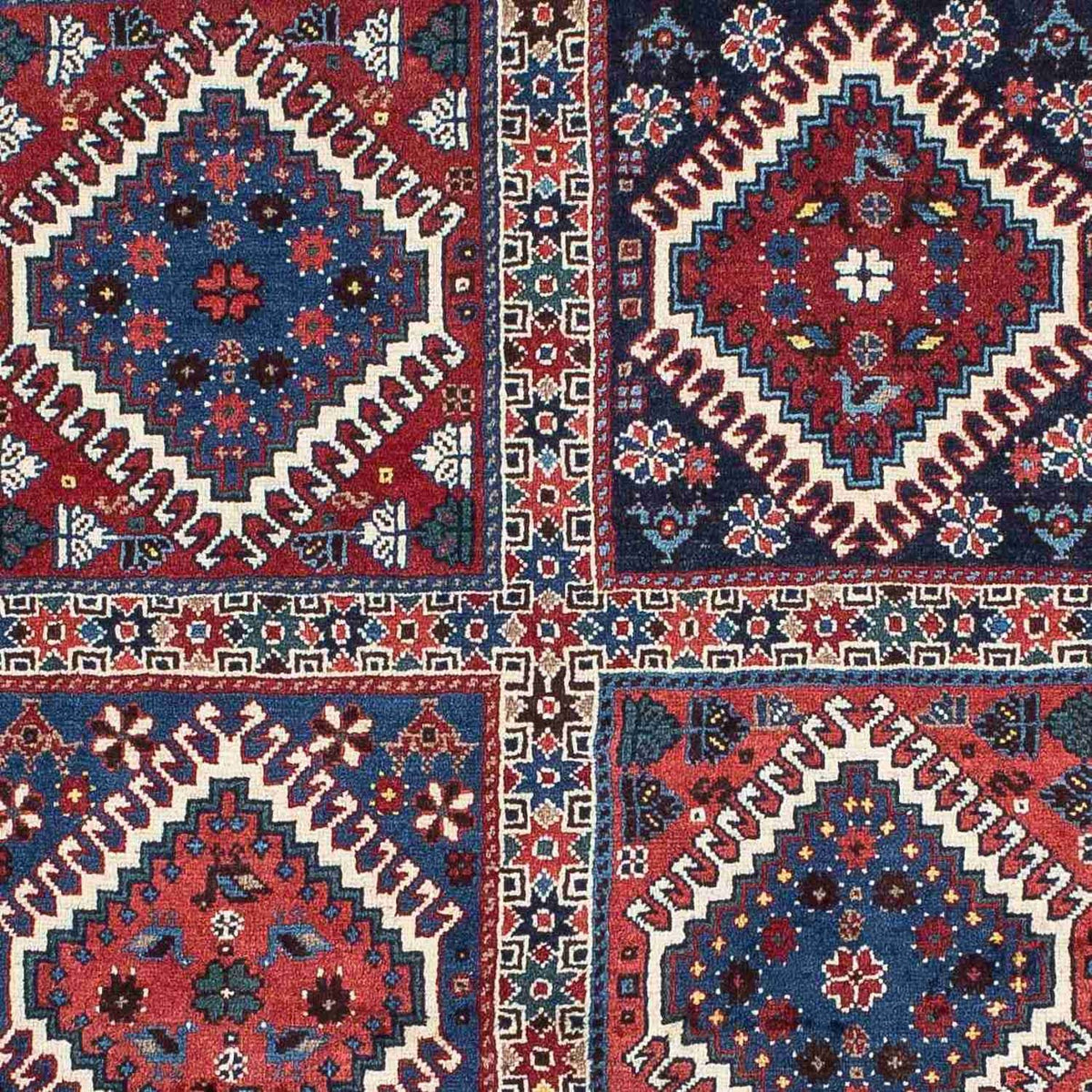 Tapis persan - Nomadic - 147 x 99 cm - multicolore