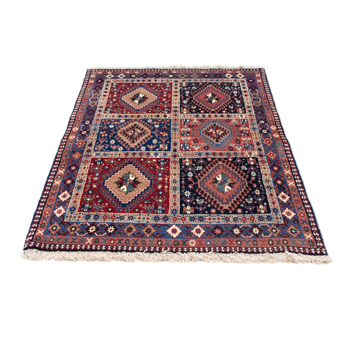 Tapis persan - Nomadic - 146 x 100 cm - bleu