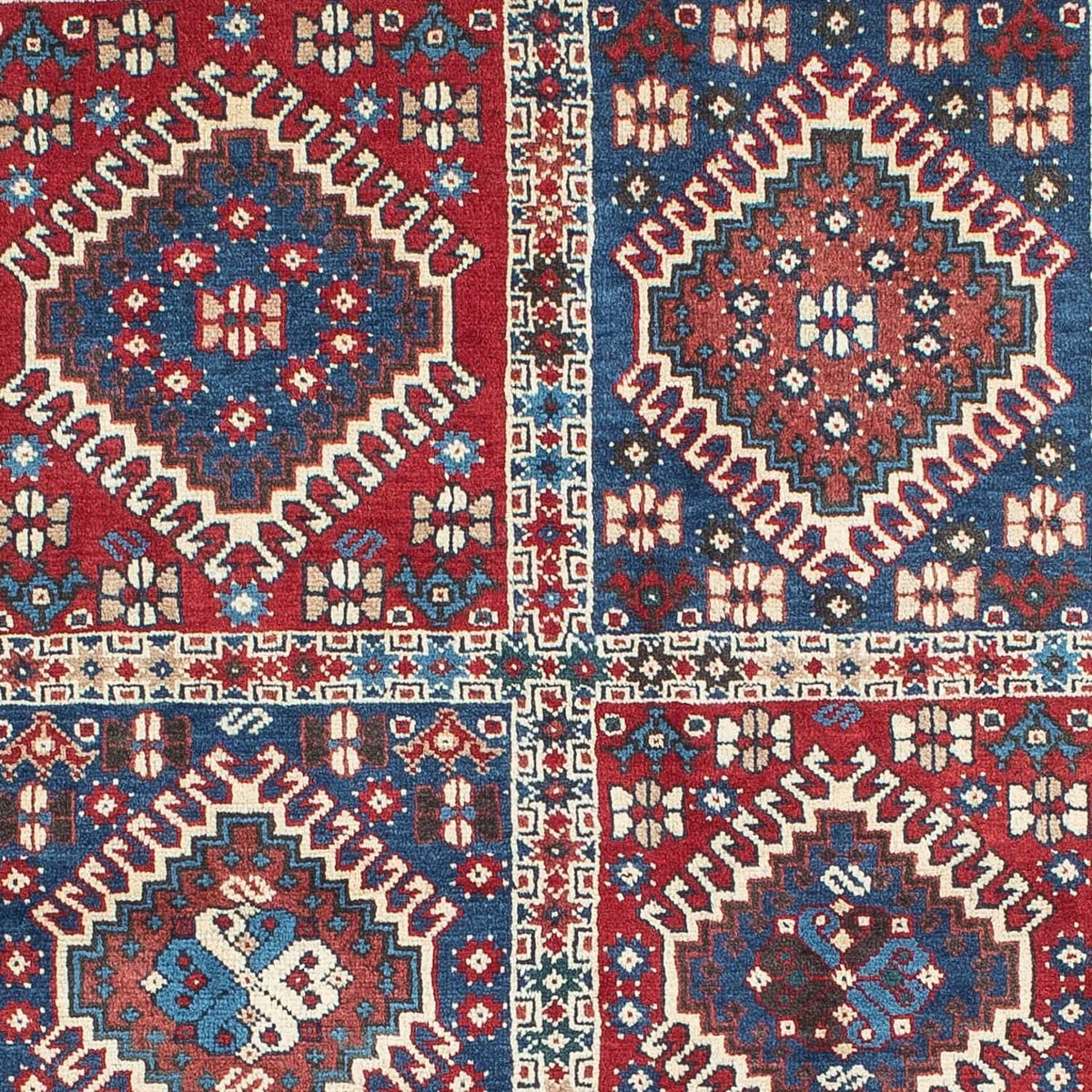 Tapis persan - Nomadic - 144 x 99 cm - bleu