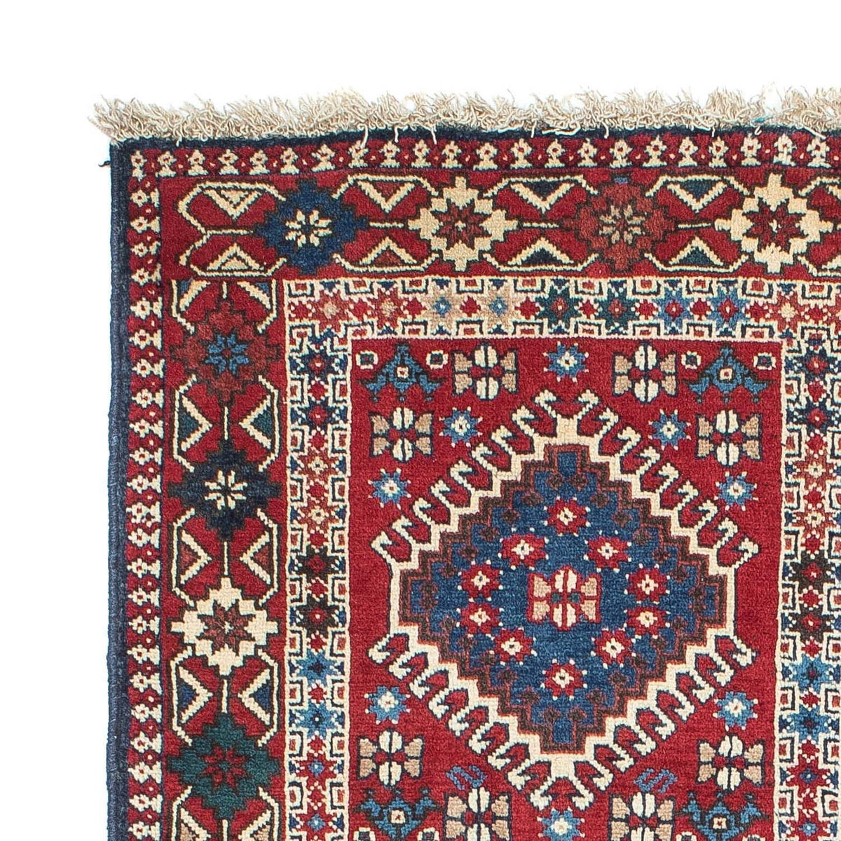 Tapis persan - Nomadic - 144 x 99 cm - bleu