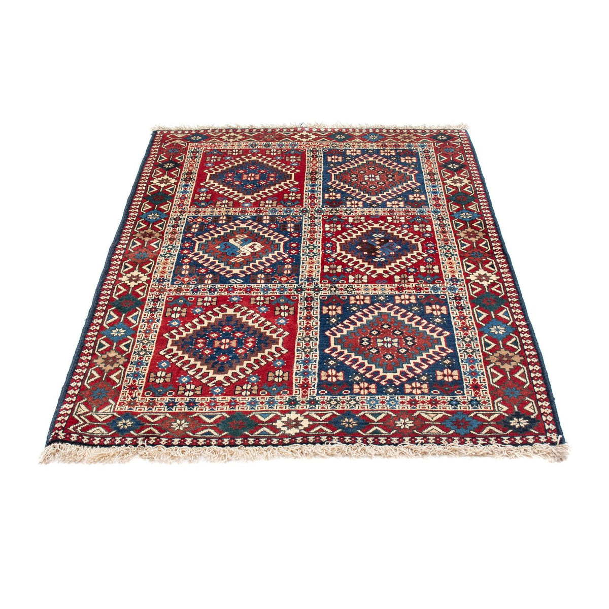 Tapis persan - Nomadic - 144 x 99 cm - bleu