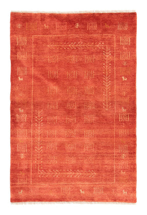 Tapis Gabbeh - Persan - 183 x 119 cm - rouge