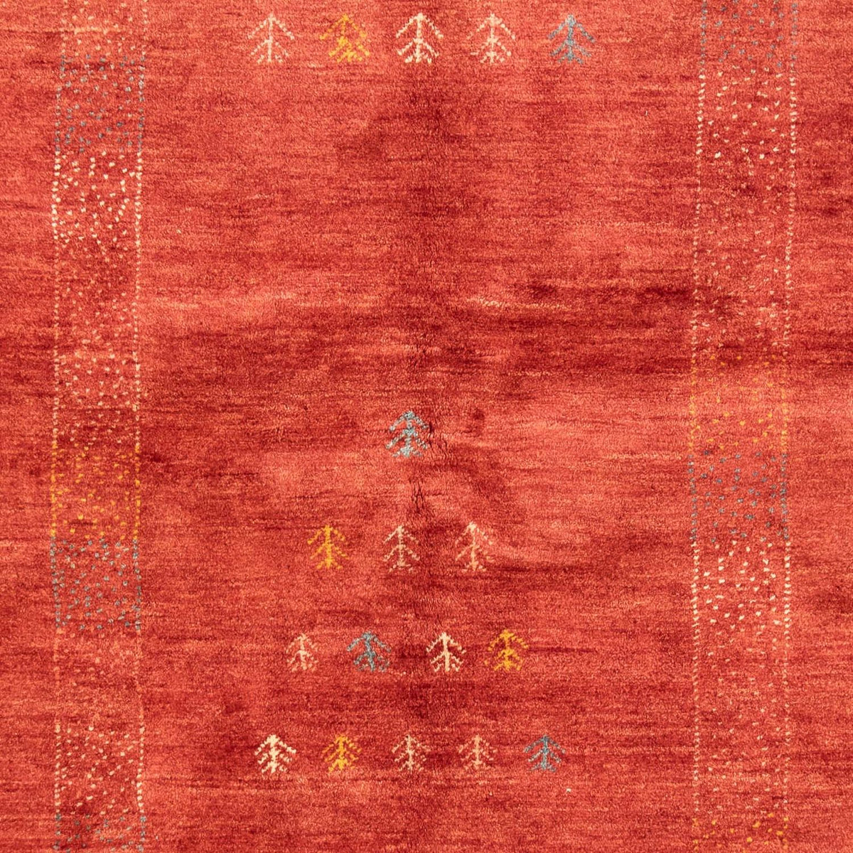 Tapis Gabbeh - Persan - 225 x 171 cm - rouge foncé