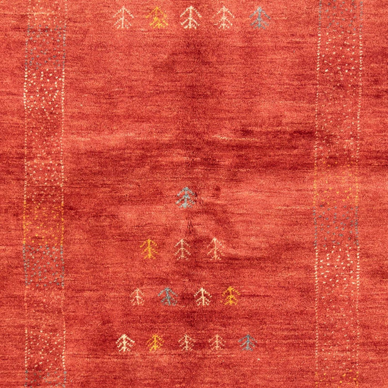Tapis Gabbeh - Persan - 225 x 171 cm - rouge foncé