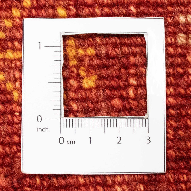 Tapis Gabbeh - Persan - 225 x 171 cm - rouge foncé