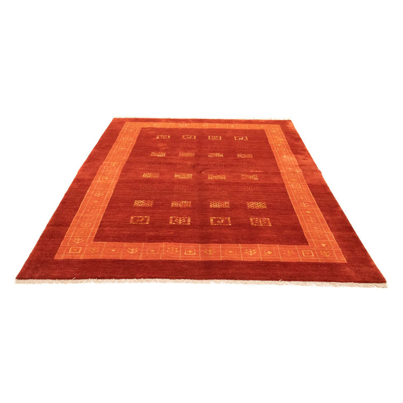 Tapis Gabbeh - Persan - 231 x 170 cm - rouge