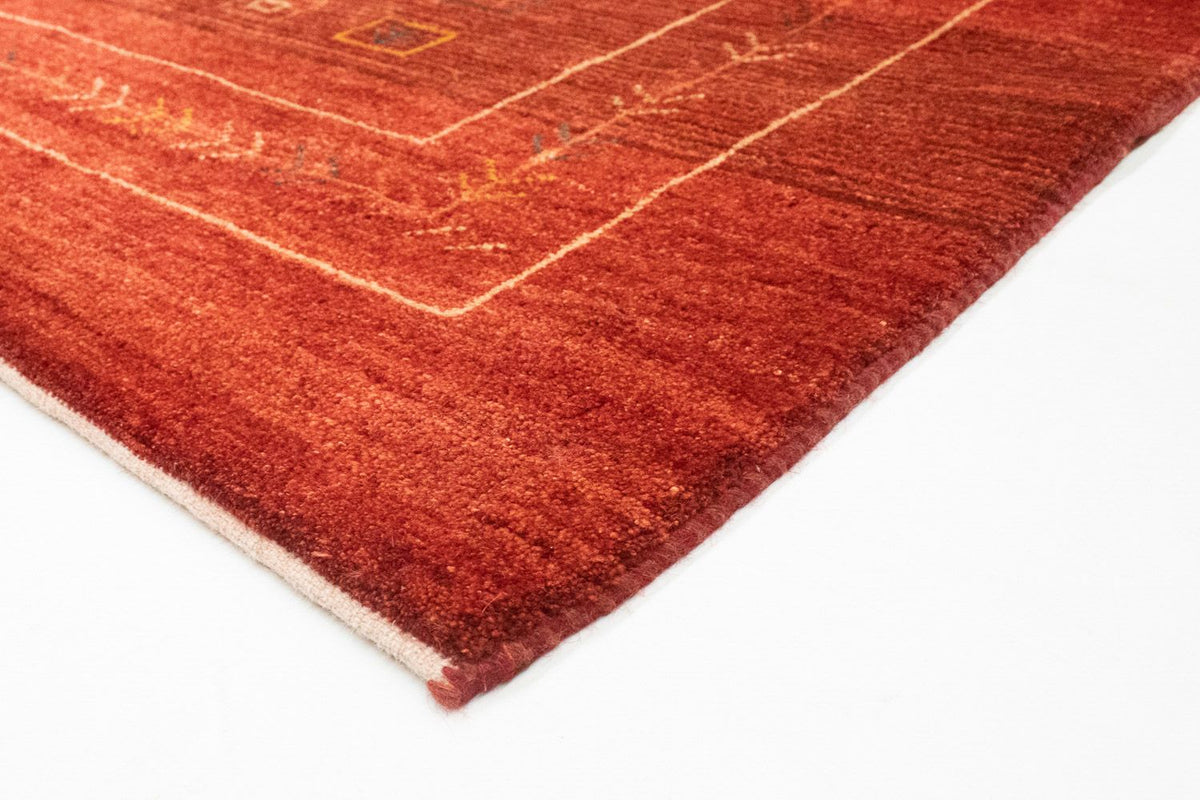 Tapis Gabbeh - Persan - 191 x 148 cm - rouge