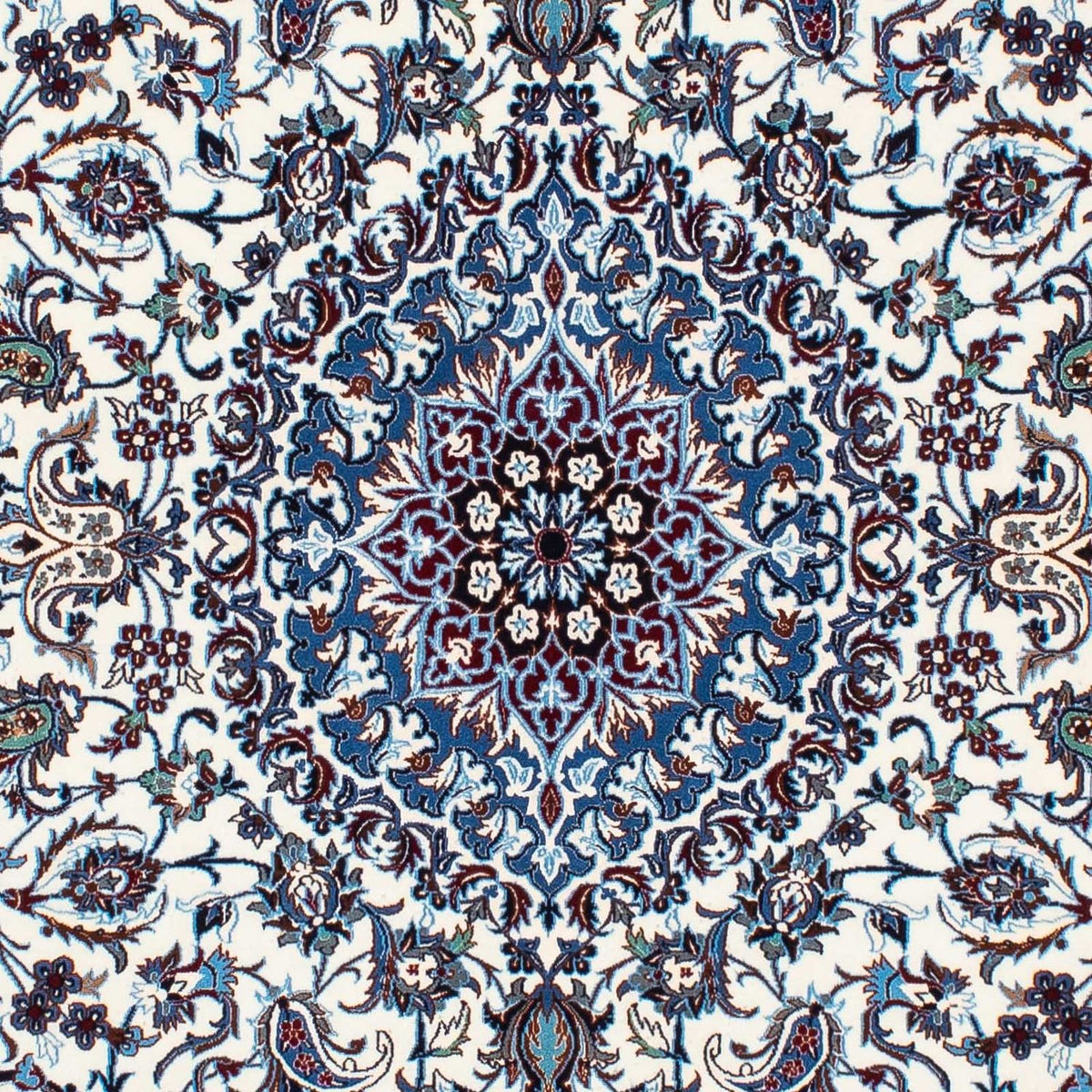 Tapis persan - Nain - Premium - 215 x 128 cm - beige
