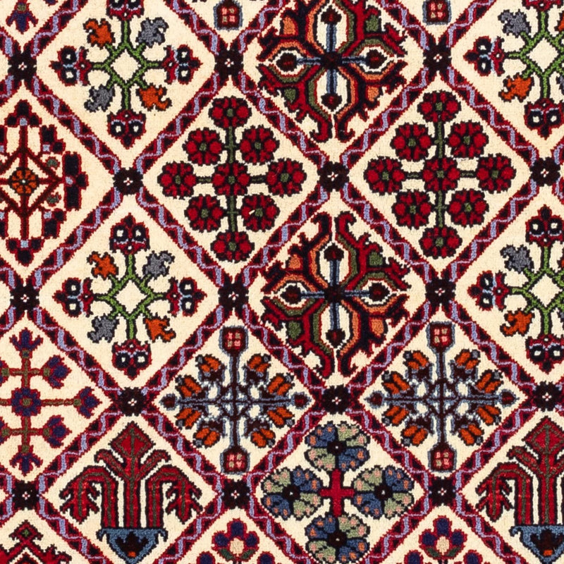 Tapis persan - Nomadic - 146 x 112 cm - rouge foncé