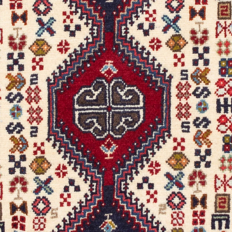 Tapis persan - Nomadic - 125 x 76 cm - beige