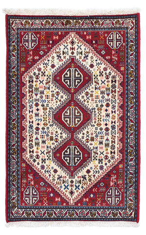 Tapis persan - Nomadic - 121 x 80 cm - rouge foncé